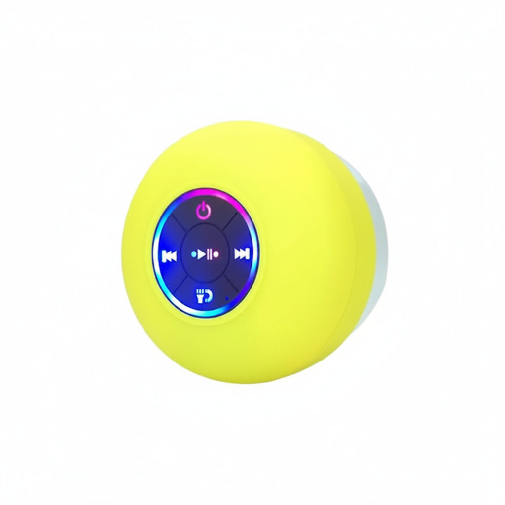 Enceinte de douche portable avec ventouse, sans fil, BT 5.0