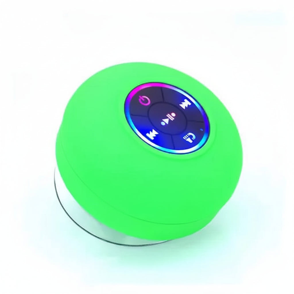 Enceinte de douche portable avec ventouse, sans fil, BT 5.0